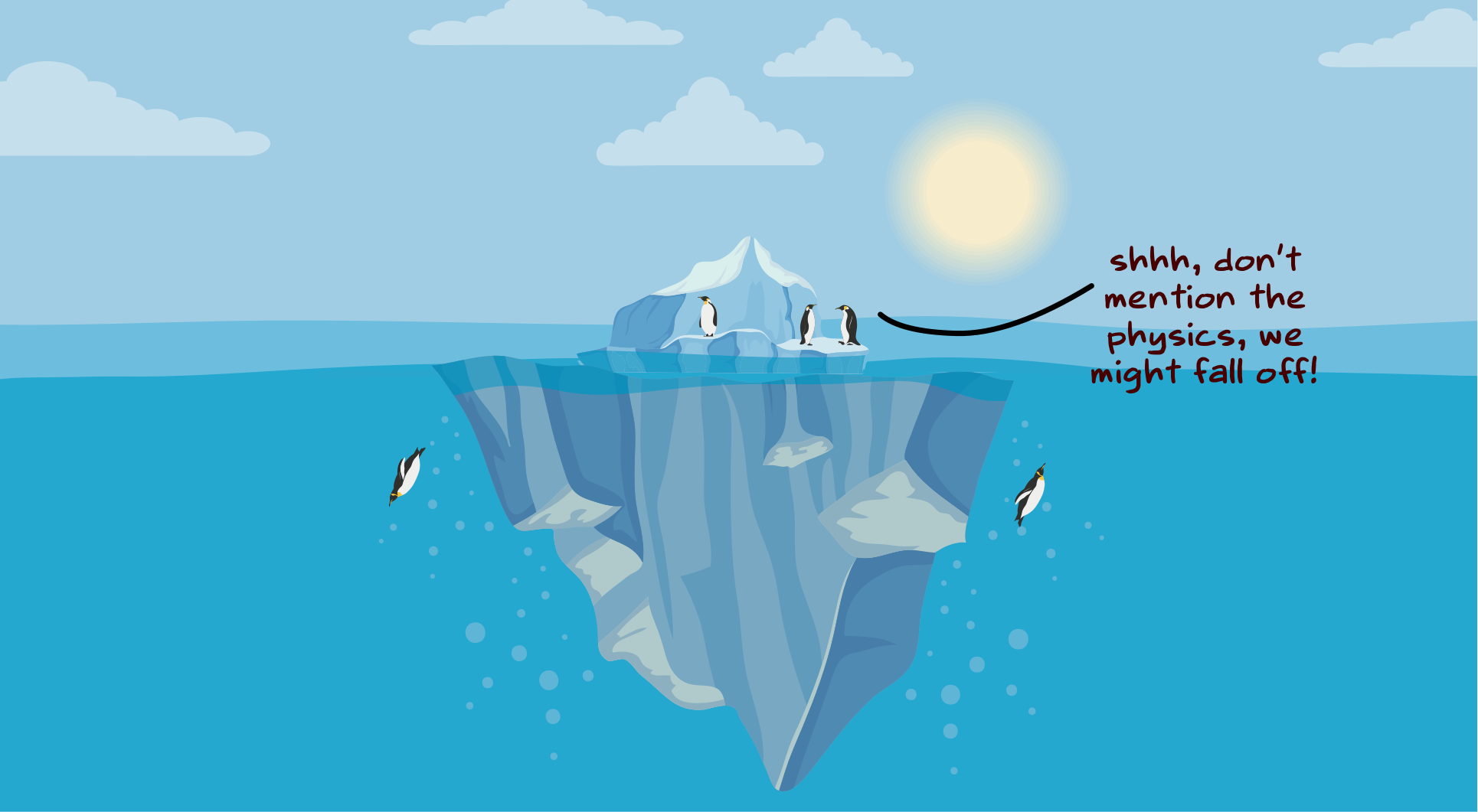 At the tip of the iceberg